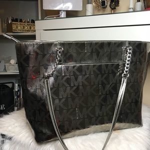 Metallic Michael Kors tote